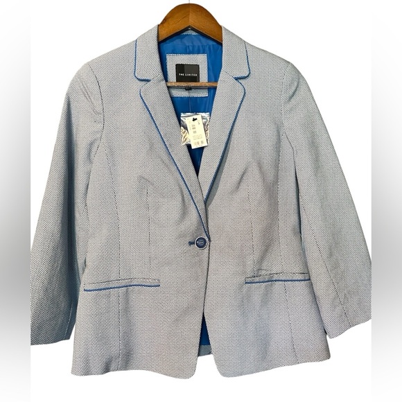 NWT Limited Blue Blazer Classic Suit Jacket - Picture 2 of 7